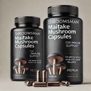 Shroomsman Maitake Mushroom Capsules - Immune Support & Blood Sugar Balance